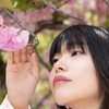 桜の下