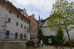 チェスキー・クルムロフ歴史地区で