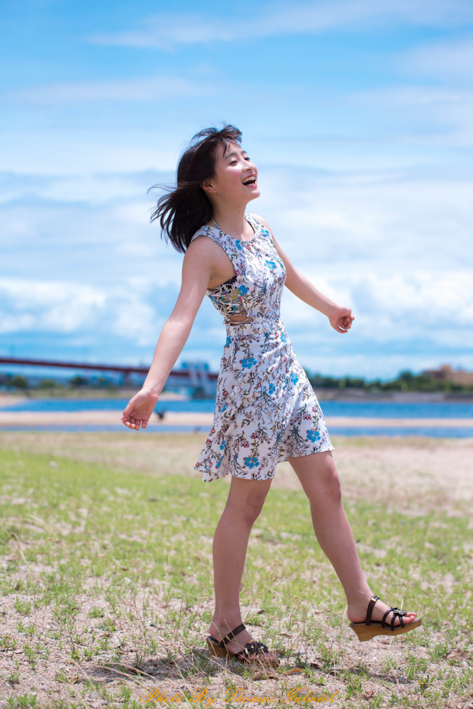 海の風が心地よい