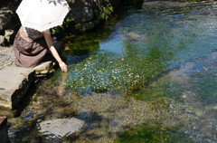 冷たい水