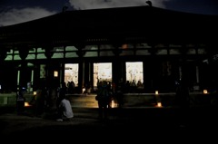 唐招提寺金堂・夜景