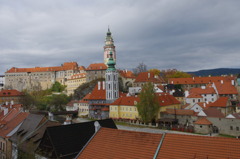 チェスキー・クルムロフ城と歴史地区