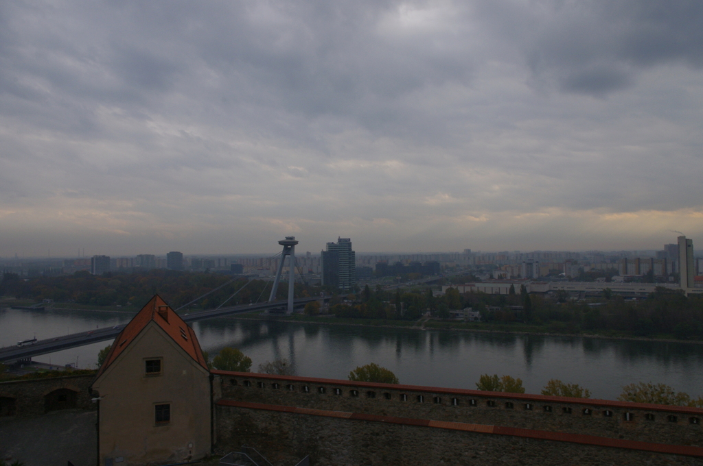 城壁からのスロバキアの風景