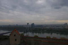 城壁からのスロバキアの風景