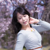 満開の桜の下で １