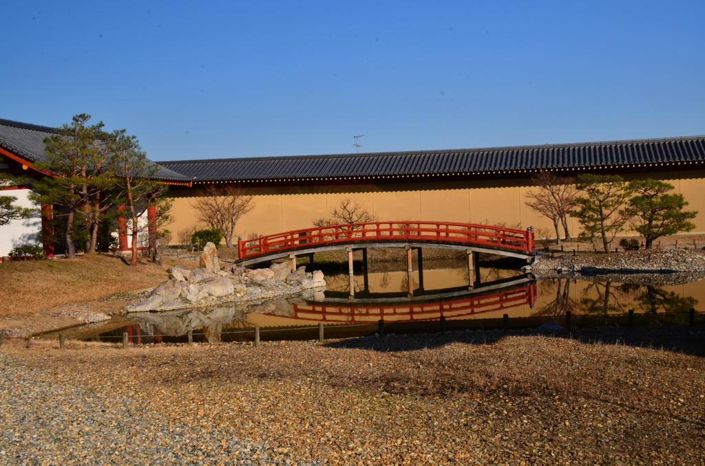 東院庭園太鼓橋