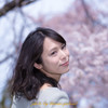 満開の桜の木の下で 