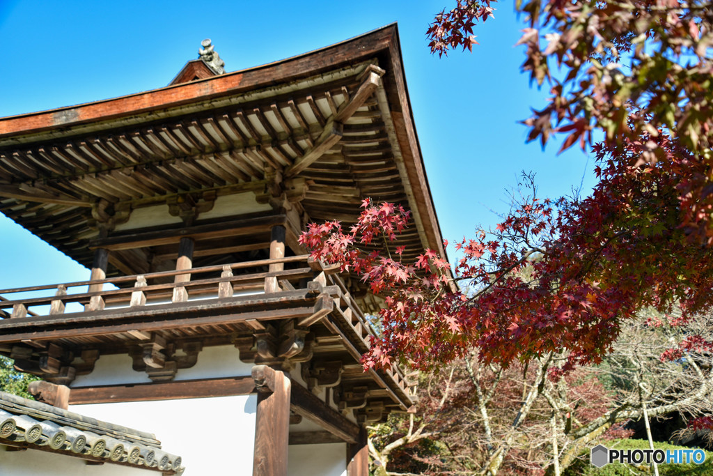 長岳寺山門