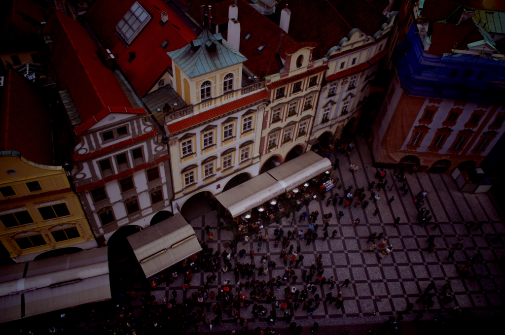 旧市庁舎塔頂から