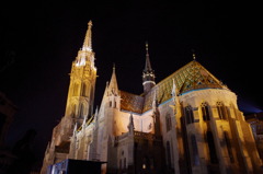 夜のマーチャーシュ教会３