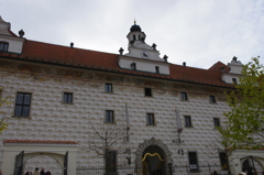 チェスキー・クルムロフ歴史地区で