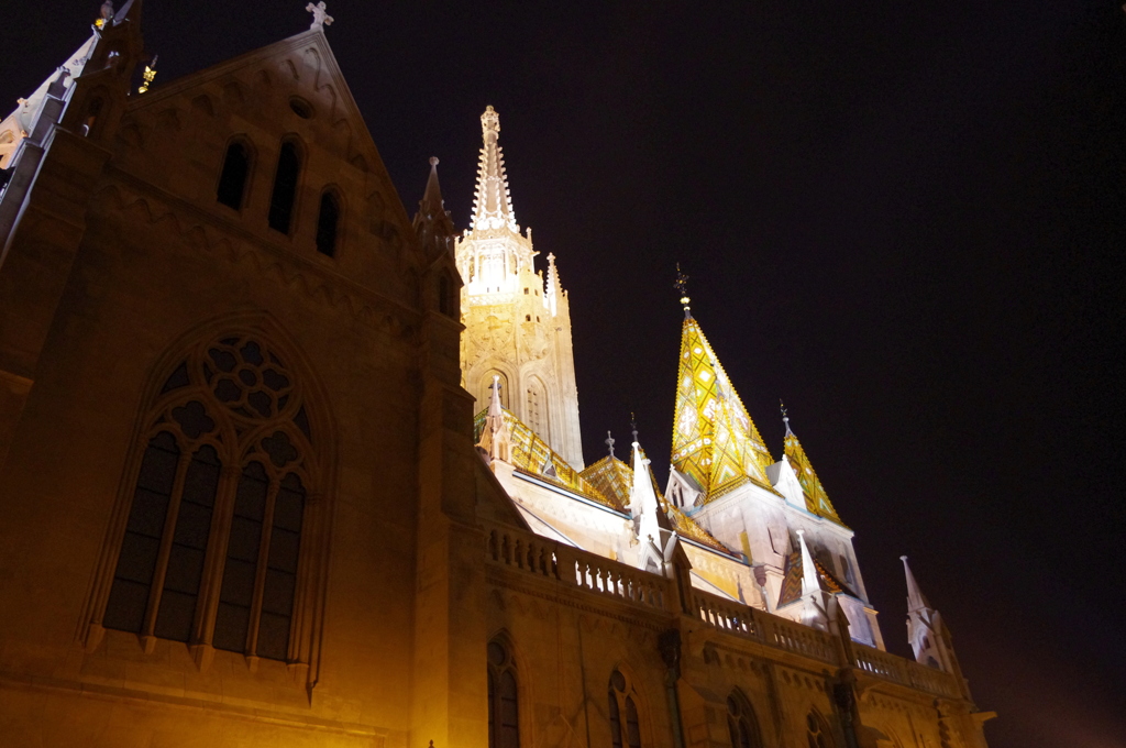 夜のマーチャーシュ教会１