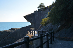 海辺の遊歩道