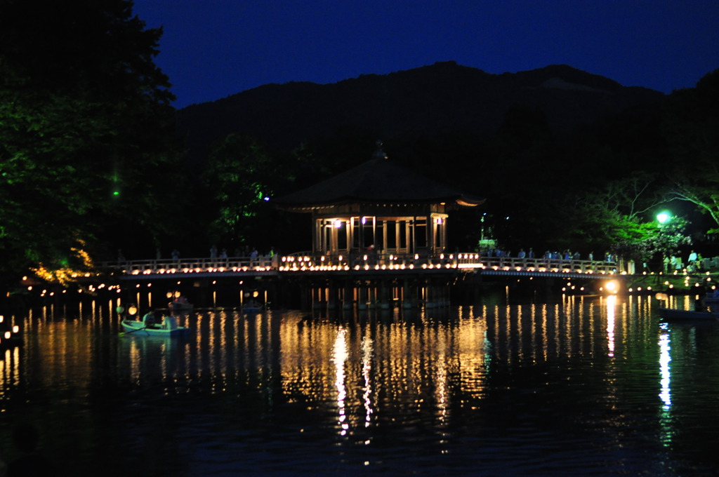 浮御堂の夜景