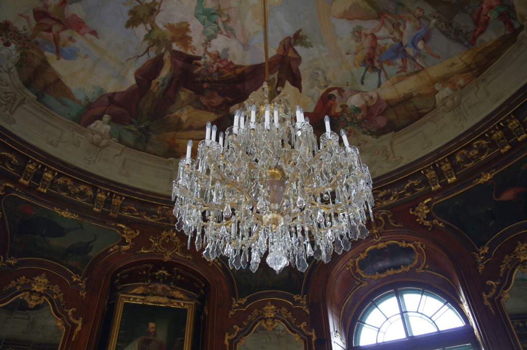 宮殿内のカフェ