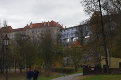 チェスキー・クルムロフ城へ