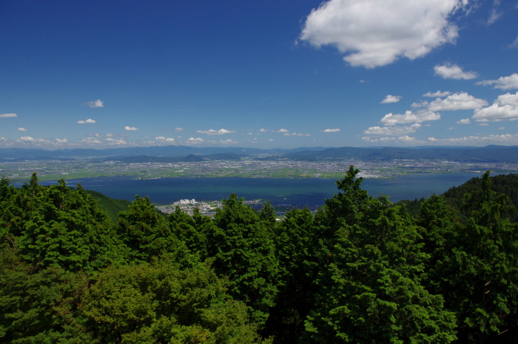 琵琶湖の眺望