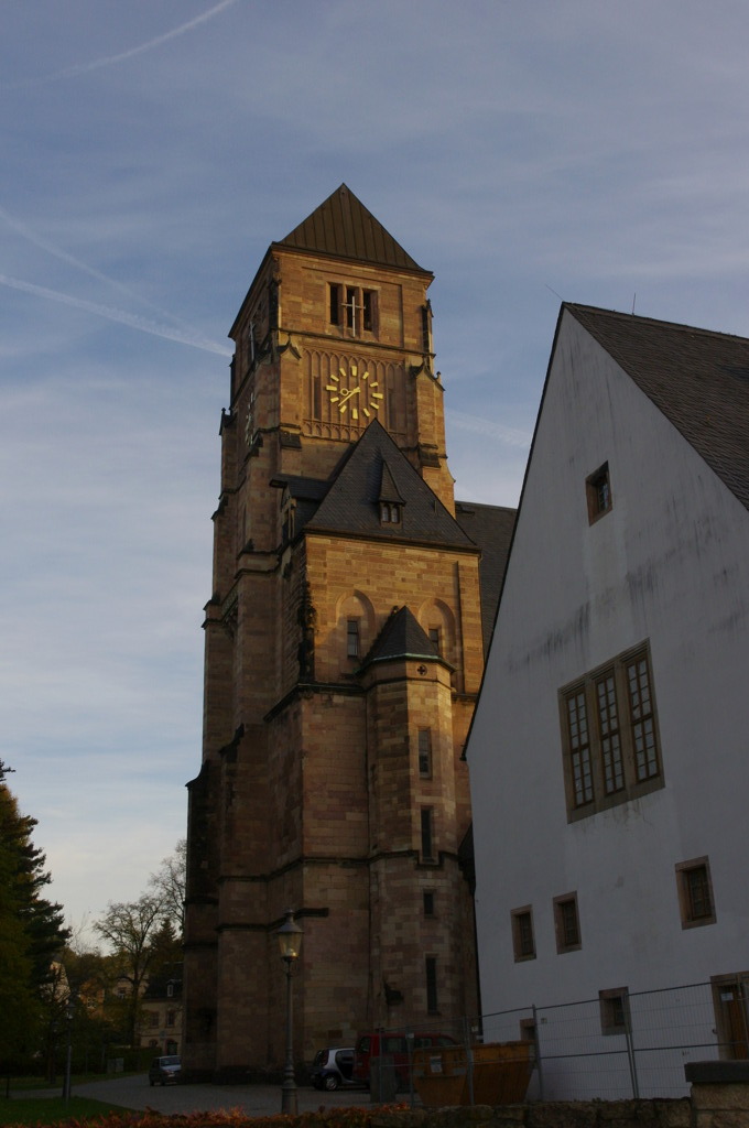 ペンタケムニッツホテル近くにあった教会