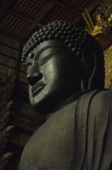 古刹の盧舎那仏