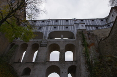 世界遺産のチェスキー・クルムロフ城