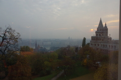 ホテル・ヒルトン・ブダペストの部屋の窓から