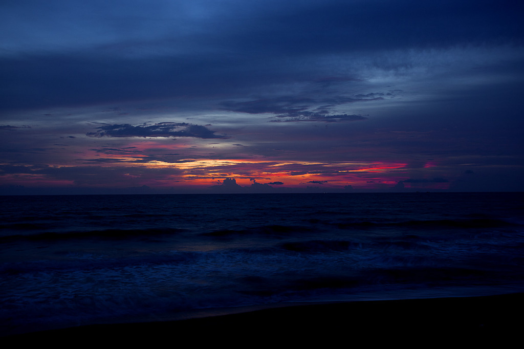 夕陽はお預け