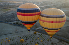 トルコ旅行　気球
