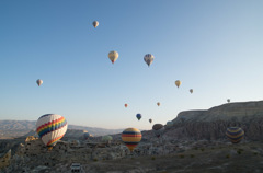 トルコ旅行　気球