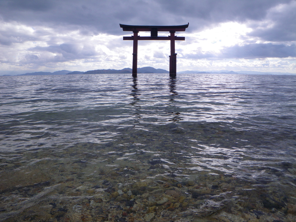 琵琶湖 白髭神社