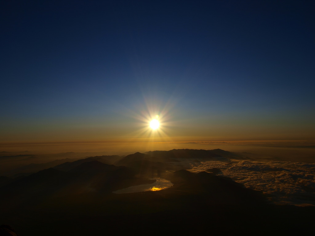 富士山日本晴れ