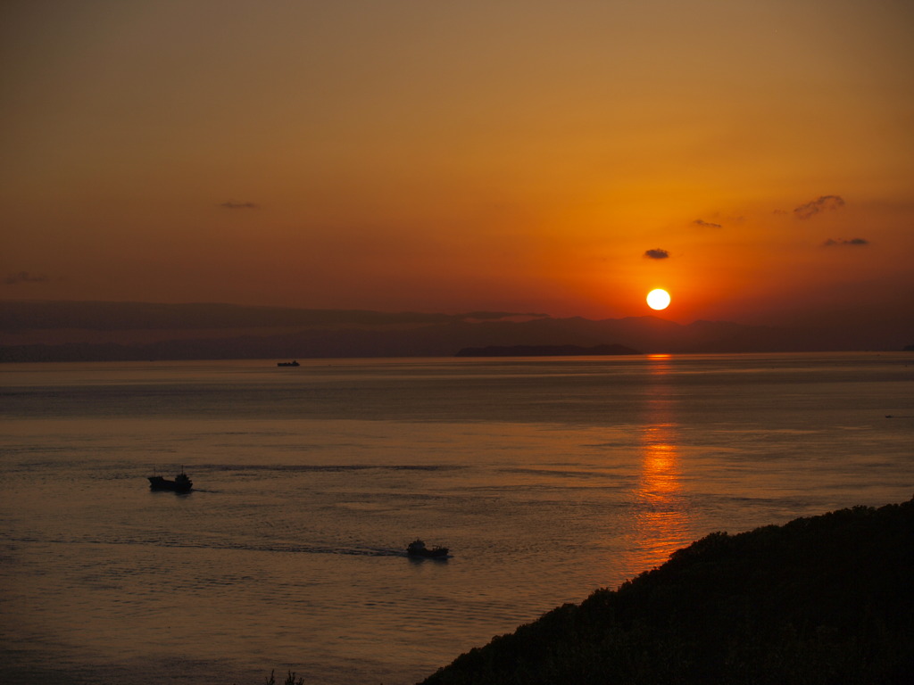 和歌山 加太の夕焼け