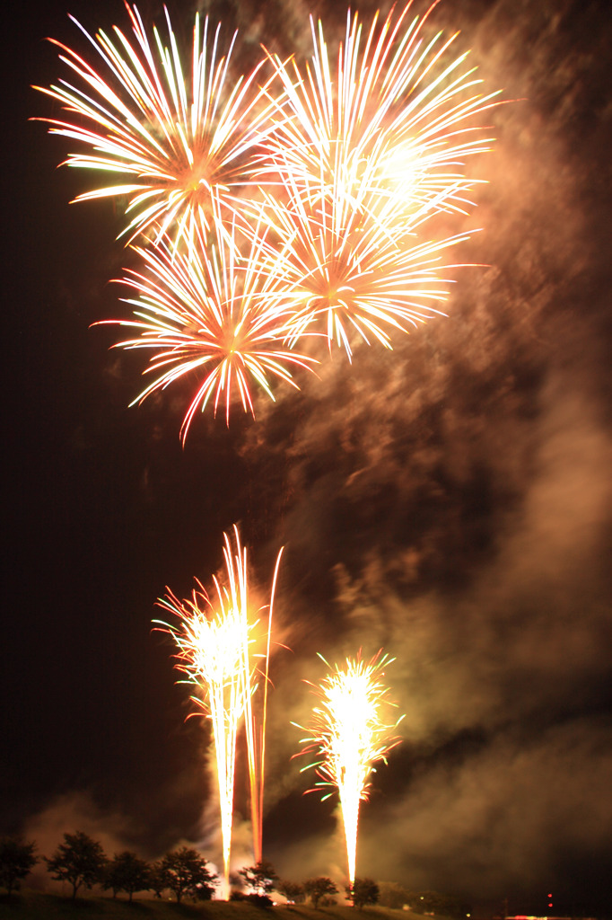 23夜祭　花火（その1）