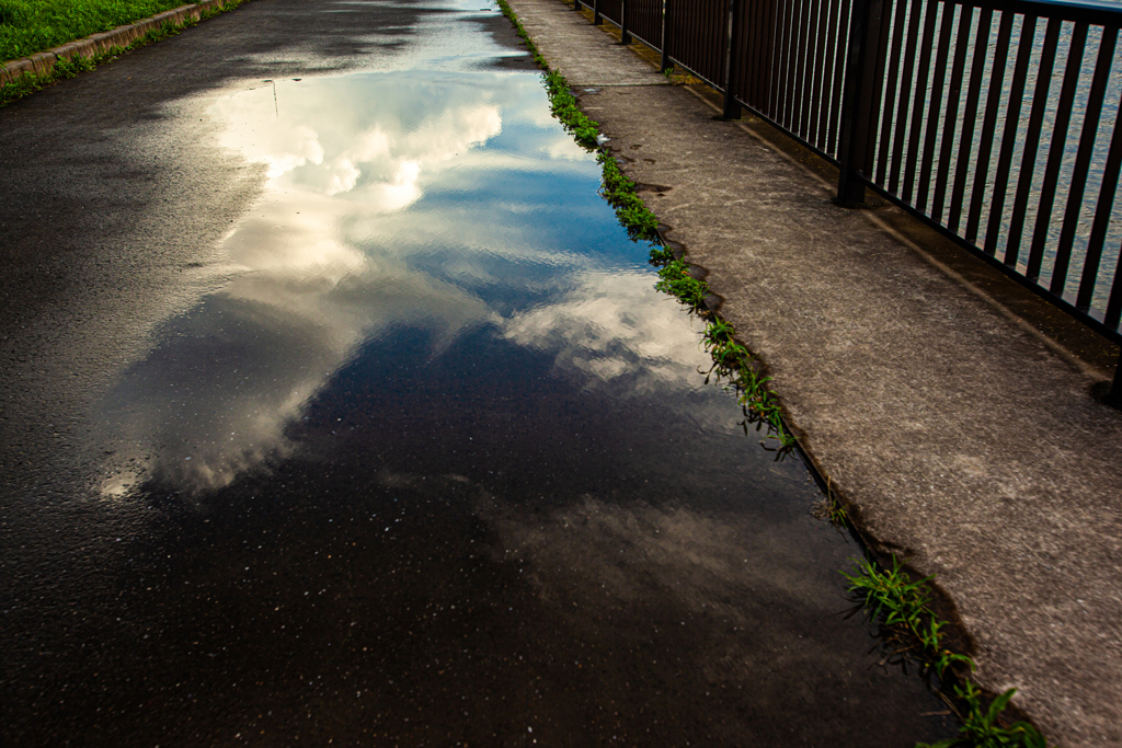 雨上がりの雲