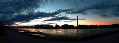 過ぎた夕景の