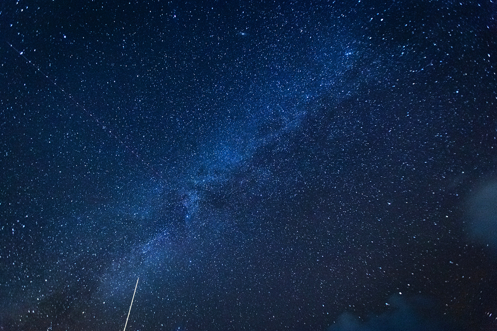 島の星空