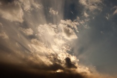 夕日の向こう