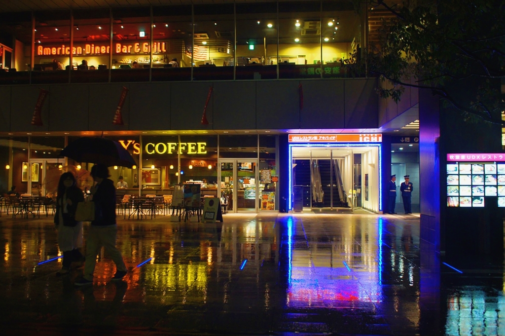 Akihabara in the Rain