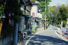路地の