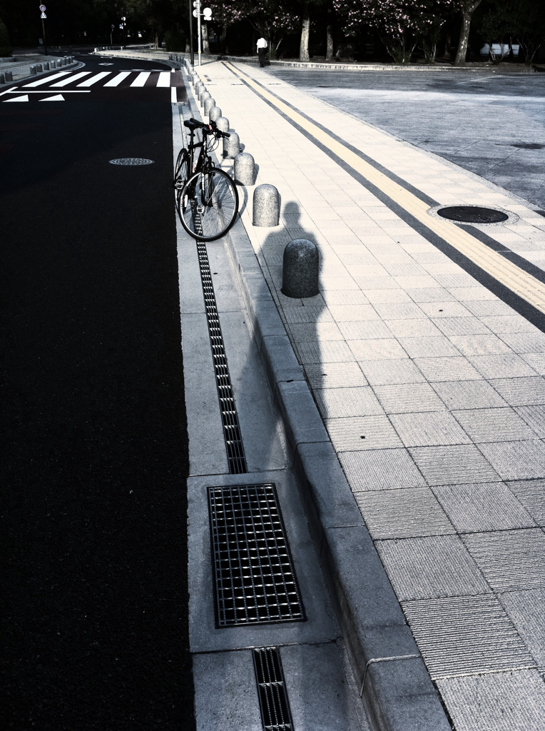 広島平和公園にて