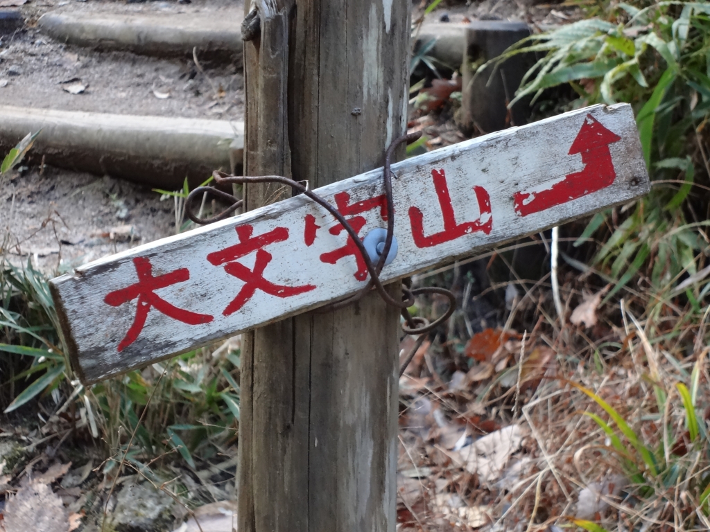 初の大文字山登山