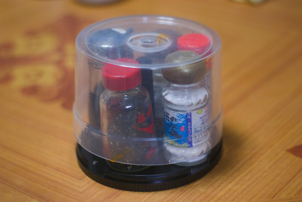 薬味入れになってりゅ～