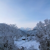 豪雪地帯の朝