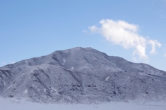 阿蘇　草千里から見た烏帽子岳