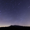 御嶽山を巡る星