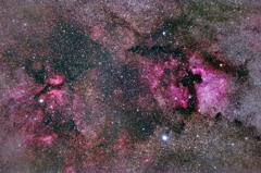 北アメリカ星雲～γ☆周辺