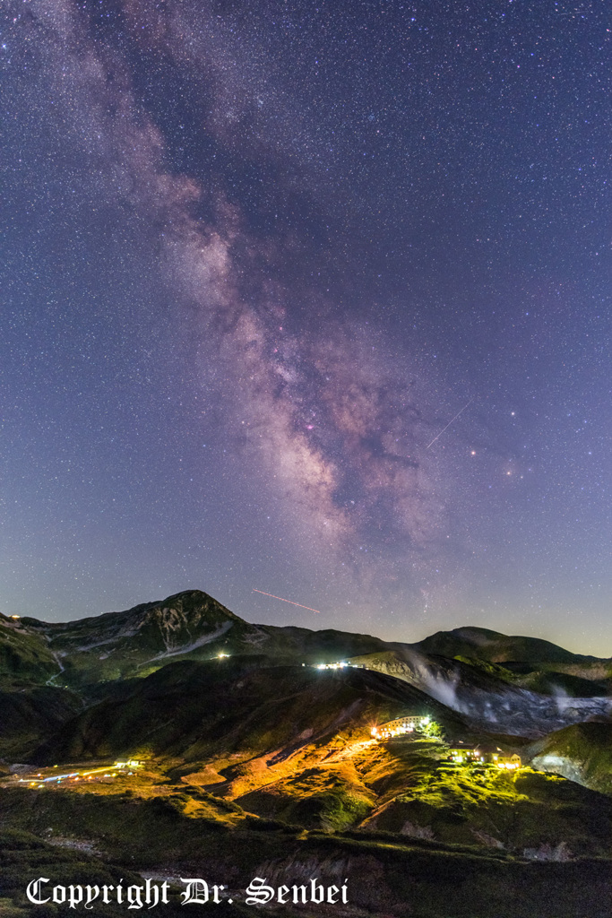 立山の星空