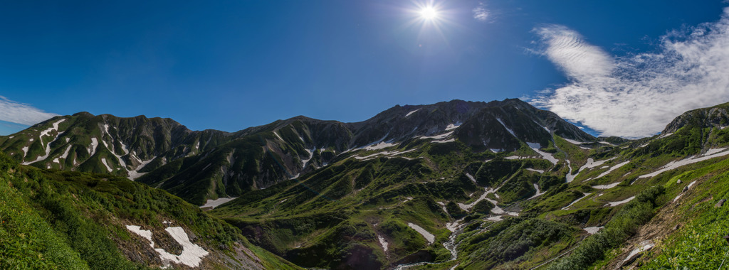 立山の朝