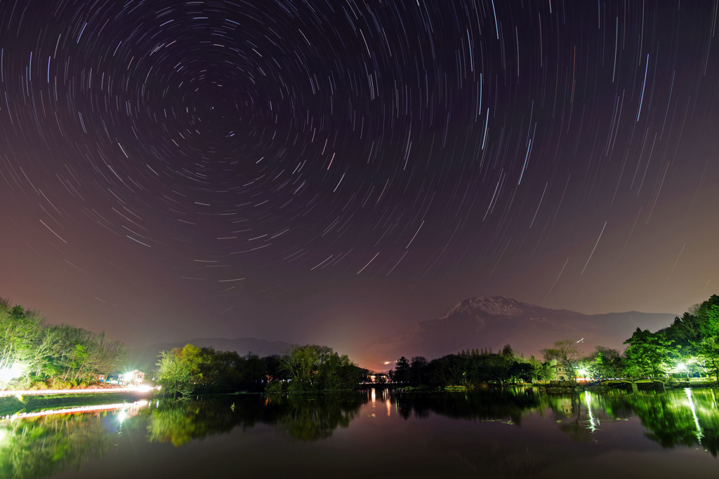 伊吹山を巡る星