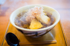 石豆腐てんぷらそば