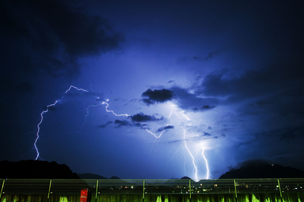 岐阜に舞い降りた雷さま